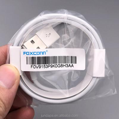 China Original Foxconn Fast Speed ​​USB Charging Cord 1m/3ft 2m 5ic E75 Chip Sync Data Cable Charging Charger For Iphone USB Cable For Apple Charger Cable for sale