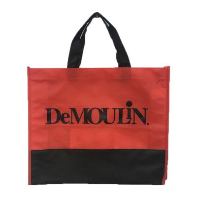 China Custom Nonwoven Fair Show Tote Bag Eco-Friendly Non-woven Shopping Bag Eco-Friendly Non-woven Shopping Bag for sale