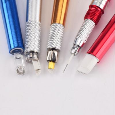 China Mini Microblading Stainless Steel Permanent Red Pen For Eyebrow Eyeline Lips Tattoo MTS for sale