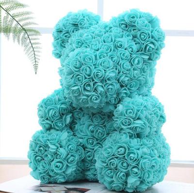 China Amazon Hit Oso De Peluche De Rosas Valentine's Day Gift Flower Teddy Bear Rose Flower High Grade Gift for sale