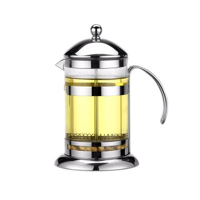 China Wevi 350ml French Press Coffee Viable Stainless Steel Glass for sale