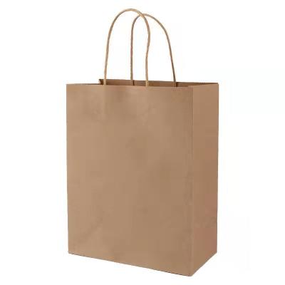 China Recyclable Custom Kraft Paper Bags For Shopping Paper Bags With Your Own Logo Paper Shopping Bags For Retail for sale