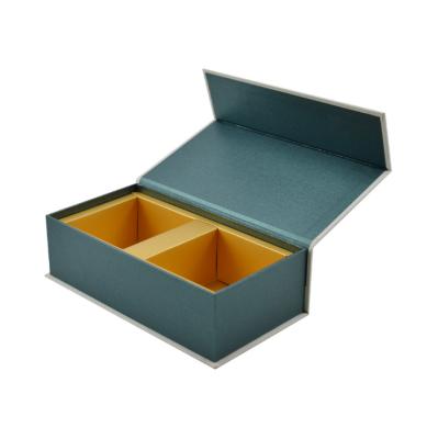 China Recycled Materials Card Board Magnet Closure Rigid Box With Tray Inserted Magnet Folding Box Paper Luxury for sale