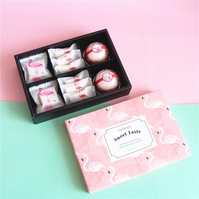 China Recycled Materials CMYK Printing Cookie Box With Insert Paper Desert Box Snack Box For Gift for sale