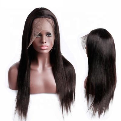 China Hd Raw Human Hair Brazilian Straight Full Lace Wigs,Wholesale Virgin Cuticle Aligned Hair 40 Inch Full Hair Lace Front Wig for sale