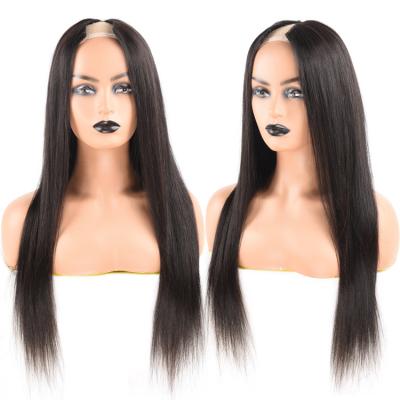 China No Lace No Glue No Leave-in Hair V Part Wig, Raw V Part Wig, V Part Cuticle Aligned Hair Wigs For Black Women for sale