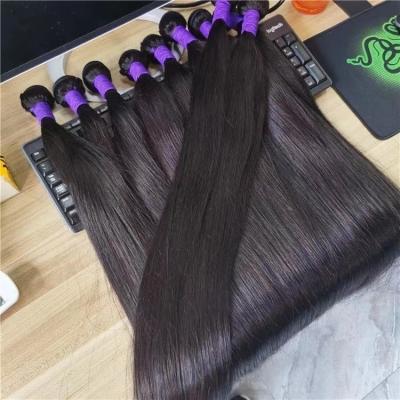 China Wholesale Price Vietnamese Curly Raw Double Drawn Bone Hair Straight Curl Hair Weave Bundles Hair Extensions for sale