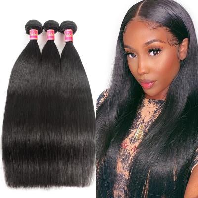 China Straight Virgin Human Hair Bundles Cheap Seller Raw Cuticle Aligned Brazilian Hair Weave Bundles Virgin Hair Extensions for sale