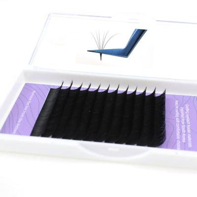 China New Different One Second Lash Easy Fan Fast Fanning Eyelash Extensions Of Natural Feeling Highlights Extension for sale