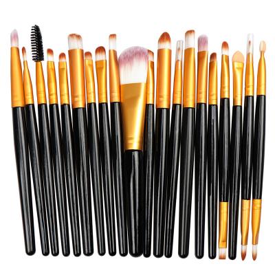 China Angular Blush Hot 20 Piece Amazon 3d Makeup Brush Cosmetic Brushes Eyeshadow Eyeliner Blush Make Up Brushes for sale