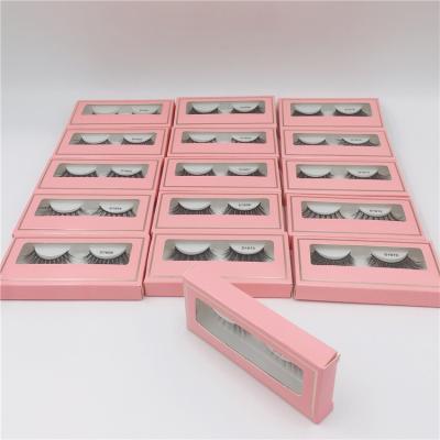 China Dramatic 22mm False 3d Mink Eyelashes 3d False Natural Soft Short Fluffy Mink Eyelashes Synthetic Eyelashes Makeup for sale