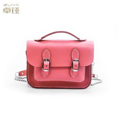 China Leather Cross - Body Bag Rose Women PU Leather Belt Buckle Small Square Bag Casual Flap Cross - Body Messenger Handbag New for sale