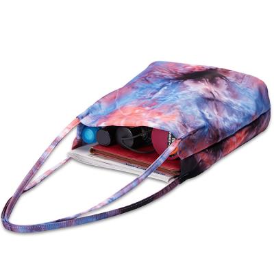 China Lady Wholesale and Custom Travel Tie Dye Cross - Body Bag Fashion Waterproof Handbags Tie Dye Storage Shoulder Bags for sale