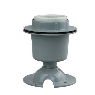 China E27 E40 Screw Die Casting Spot Light Lamp Aluminum Base Metal Lamp Holder For Ceiling Light for sale