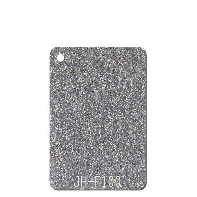 China Silberguss Perspex Glitter Acrylbleche zum Laserschneiden mit Muster 5 mm zu verkaufen