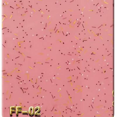 China Irideszierende Sublimation Rotglitzer Acrylfolie 5 mm Anti Kratzer zu verkaufen