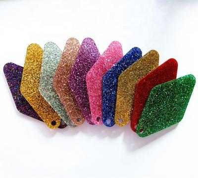 China Wholesale Multiple Colors Plastic Cast Acrylic Sheet 3mm Glitter Acrylic Sheets For Laser Cutting zu verkaufen