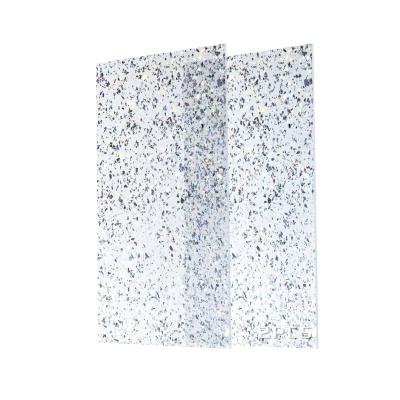 Chine Translucent Acrylic Sheet Irregular Glitter 1/8 Thickness Sparkly Plexiglass PMMA Acrylic Panels For Laser Cutting à vendre