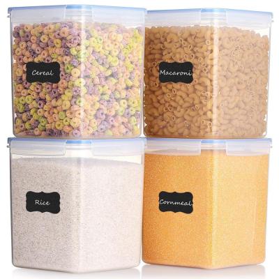 China Sustainable Commercial Dry Cereal Storage Container Food Dispenser Set for sale