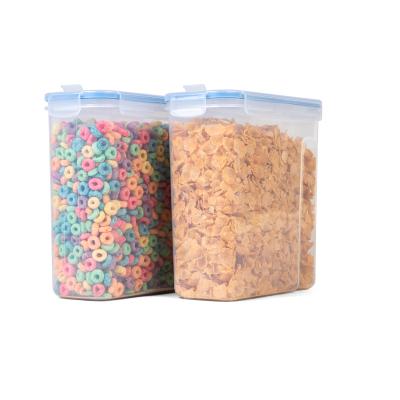 China Airtight Home and Kitchen 4L Food Storage Container Set 3pcs Freshness Preservation for sale