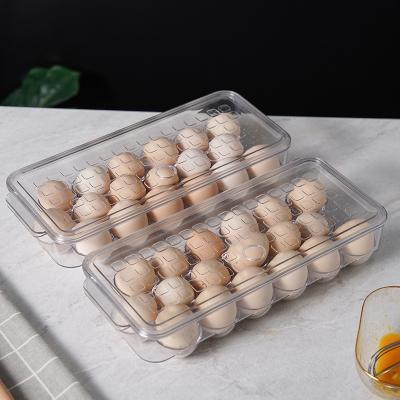 China Airtight Freshness Preservation Food Storage Containers Set Fridge Organizer Bins Egg Tray Container Box for sale