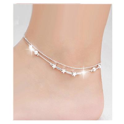 China FASHIONABLE Professional Custom Anklet Bracelets For Women Luxury Boho Ankle Chains Foot Bracelets Beach Layered Cuban Link Anklet for sale