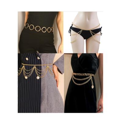 China Fashionable Bikini Bohemian Wholesale Bohemian Bra Wholesale Bohemian Waist Chain Waist Belt Decoration Holiday Style Body Chains for sale