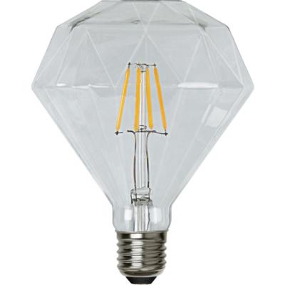 China Dimmable D120 Diamond Shaped Residential E27 LED Filament Light Bulb for sale