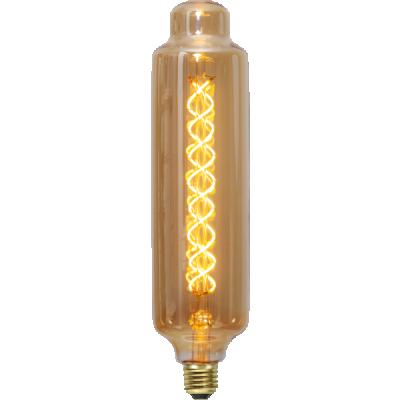 China Residential Dimmable Amber Filament TT75 Large Flexible Led Light Bulb For Hall Suspension for sale