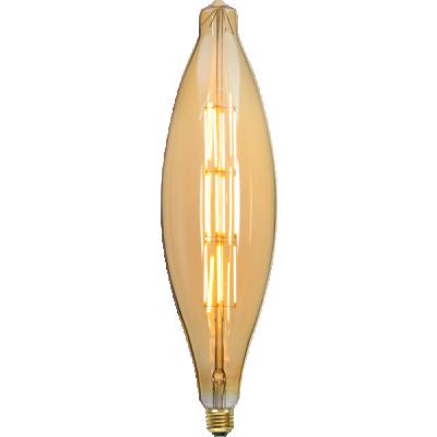 China Large Decorative Edison Retro CT120 E27 E26 220V 110V Dimmable LED Filament Residential Decorative Light Bulb for sale