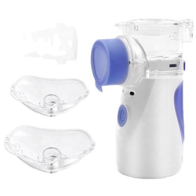 China Comfortable Mini USB and Battery Two Portable Inhaler Model Mesh Nebulizer, Mute Cough Drug Atomizer Vaporizer Nebulizer Machine for sale