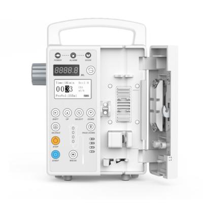 China Voice Alarm Factory Price Medical Equipment Portable Dynamic Time Electronic Infusion Syringe Pump With 3.2 Inch LCD Display Screen for sale