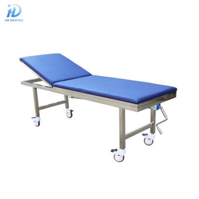 China Hospital bed low price stainless steel patient Cama Hospitalaria examination hospital bed in high quality for sale