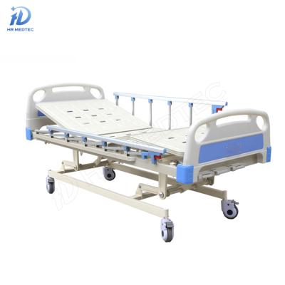 China Cheap 2 hour hospital room CE approval factory direct sales crank manual hospital bed for sale for sale