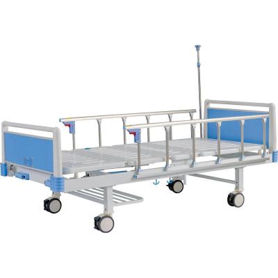 China Factory Manufacturer 2 Traditional Manual Cranks Hospital Medical Beds for sale