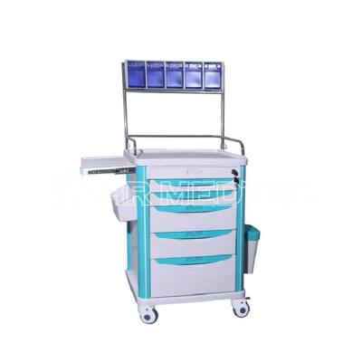 China Hospital China ABS Anesthesia Hospital Cart Emergency Medical Trolley for sale