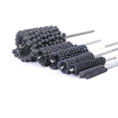 China Machine Customized Industrial Cylinder Piston Cleaning Polishing Grinding Ball Honing Pht Brush Set for sale