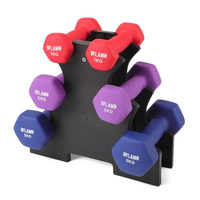 China Hex Train 10 Pound Multi Weight Women Neoprene Dumbbells Hex Sets Pounds Pounds for sale