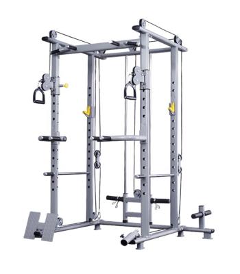 China Universal Fitness Equipment Strength Trainer Heavy Duty Power Cage For Home Workout Free Home Equipment Squat Rack for sale