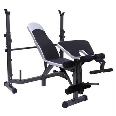 China Universal Multifunctional Barbell Press Bench Bed Weightlifting Equipment Fitness Squat Rack Machine for sale