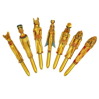 China office & School Pen Creative Egyptian Character Pharaoh shaped craft cute tip Pen Promotional Activity Gift for shop home school for sale