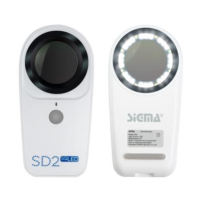 China Factory Wholesale LED Pigmentation Scan Dermascope SD2 Pocket For Skin Analyzer for sale