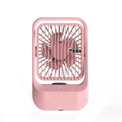 China 2022 Wholesale Desktop Fan Turn Through Hot Selling Portable Cooling Humidification Fan Usb Air Cooler Supplier Air Coolers For Office Home for sale