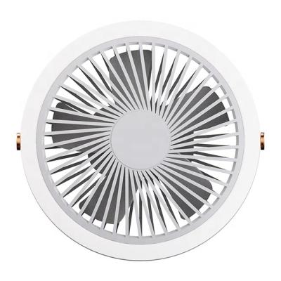 China Ceiling Fan Outdoor/Indoor Dual Use Fan Around Fan Camping Rechargeable Travel Table Fan Desk Removable Ceiling Fan for sale