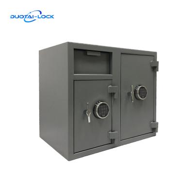 China Home Bank Luxury Steel Fireproof Electronic Lock Office Hotel Safe Box With Money Drop Box for sale