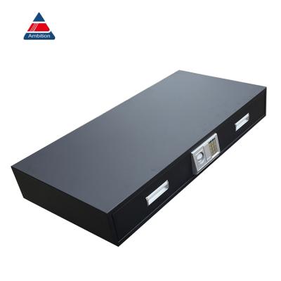 China Double Wall Construction Steel Slide Drawer Deposit Safe Box With Electronic Lock for sale