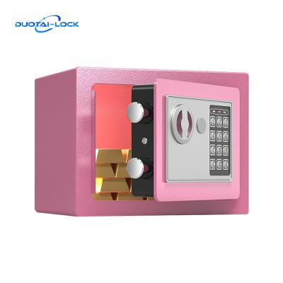 China Storage Electronic Security Mini Digital Safes Pitch Safe Electric Safe Box for sale