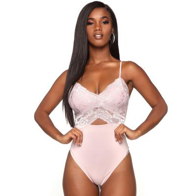 China Women's Hot Sale Lace Teddy Bodysuits Hot Mature Sexy Women's Lingerie Teddy Transparent Micro Sexy Lingerie for sale