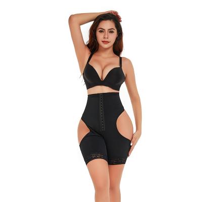 China Breathable Waist Trainer And Butt Lift With Leg Straps Inflate Fat Burner Belt Waist Trainer for sale