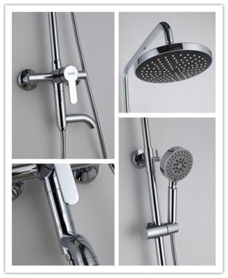 China Rotating Wall Mounted Shower Mixer Taps Two hole FOR hand shower for sale